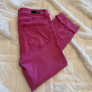 Kut from the Kloth Women's Fuchsia Ankle Jeans